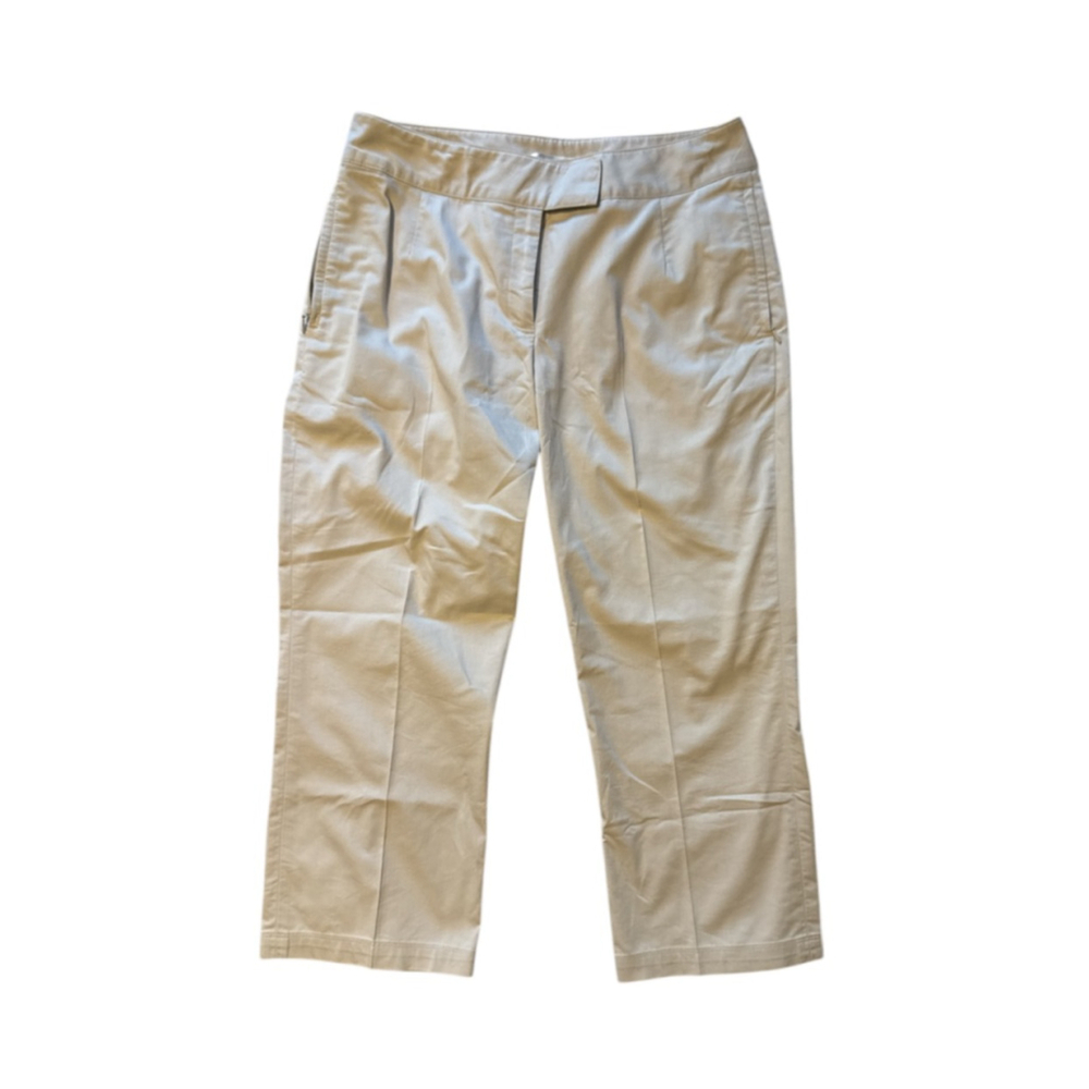 Women's Nike Golf Beige Cropped Pants Size S